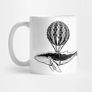 Flying Dreams Whale Balloon Mug